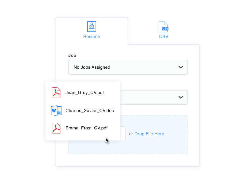 Resume Importing
