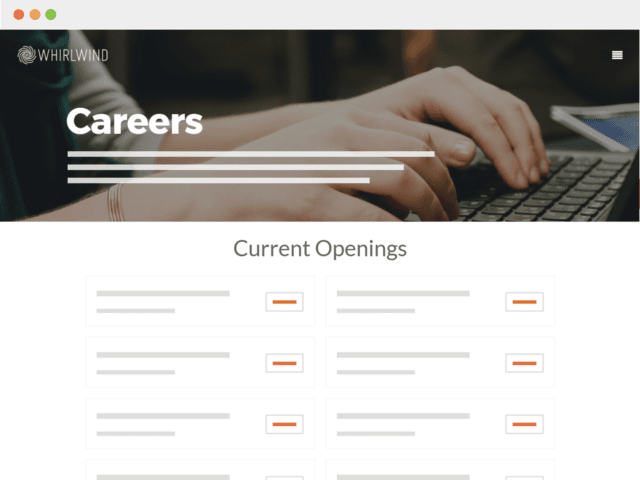Job openings list