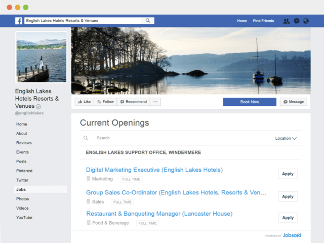 Facebook page